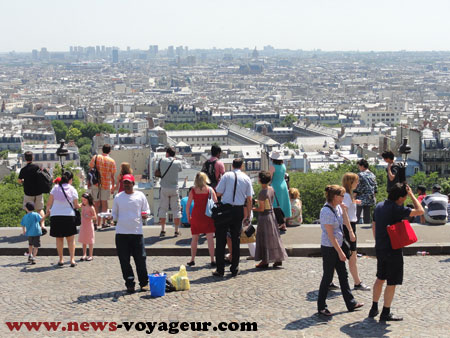 Vue panoramique de paris