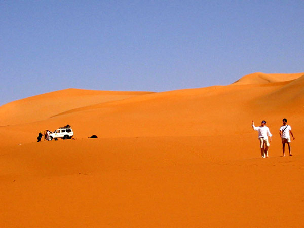 dune du désert de Lybie