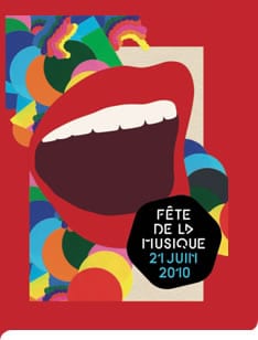 Affiche fête de la musique 2010