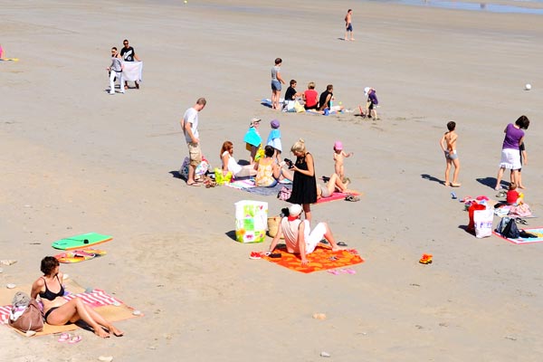 Plage en famille