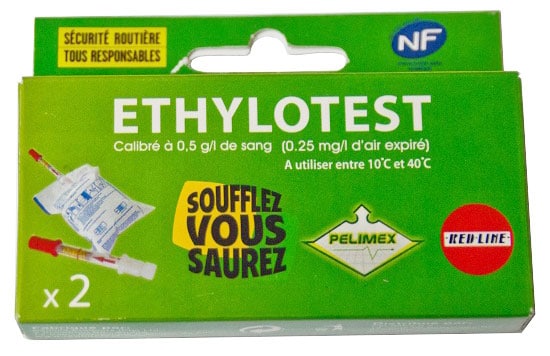 Boite ethylotest