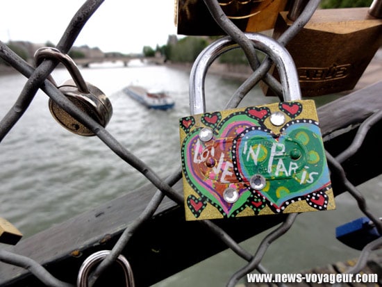 Cadenas d'amour à Paris