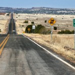 Route dans le désert