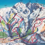 Zermatt - carte des pistes de ski