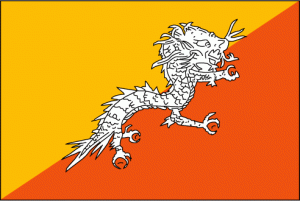 drapeau Bhoutan