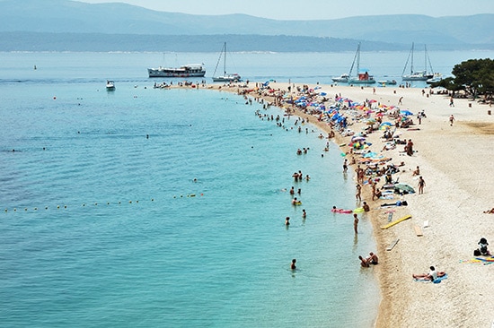 Plage de Zlatni Rat