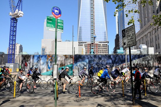 New York - World trade center vélo