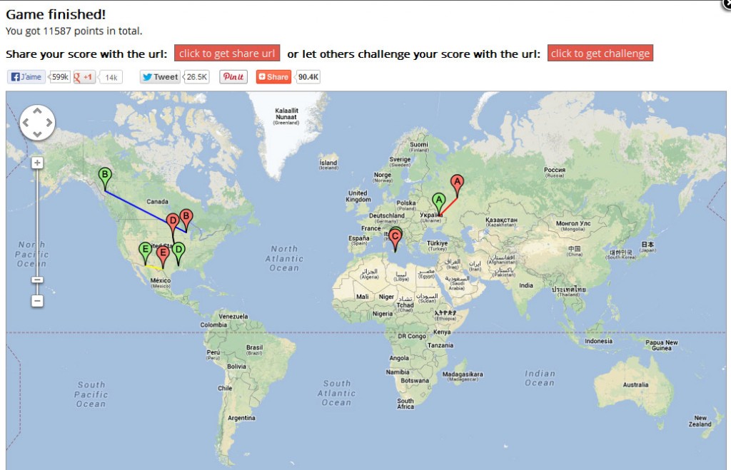 Geoguessr map news voyageur