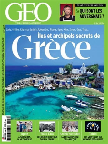 Couverture Géo Grèce