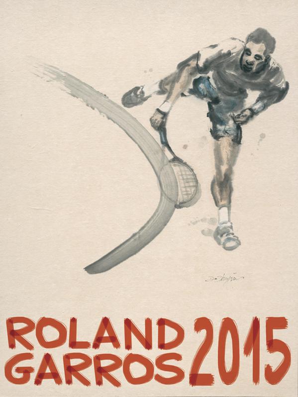 Affiche Roland Garros 2015