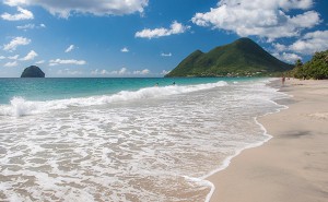 Plage du Diamant en Martinique