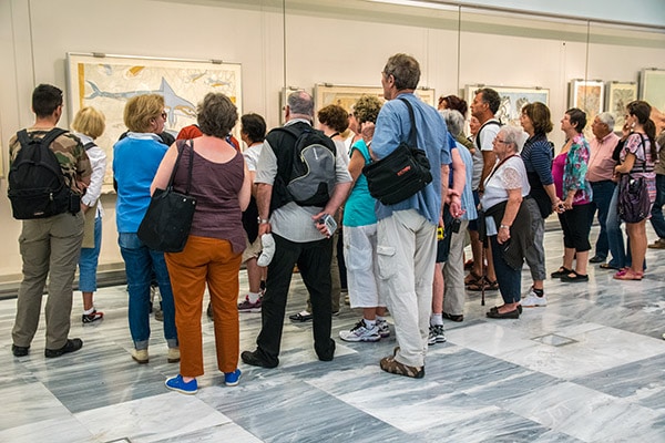 Crète - Groupe de touriste