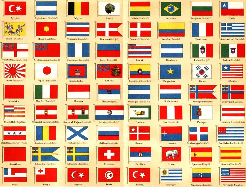 Liste des drapeaux