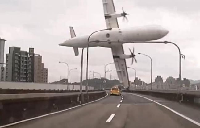 Crash d'un avion à Taïwan