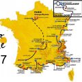 Carte tour de France 2017