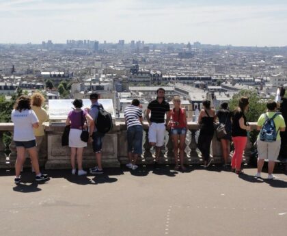 Paris vue depuis le sacrée coeur