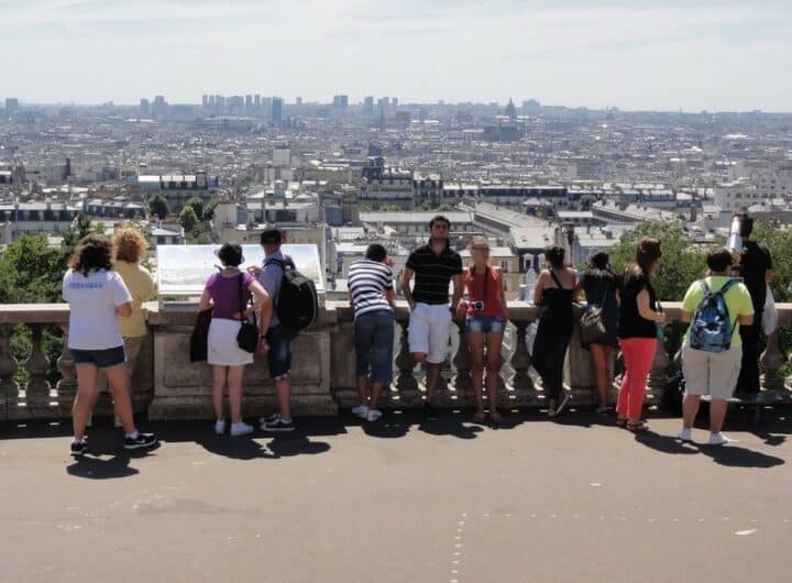 Paris vue depuis le sacrée coeur